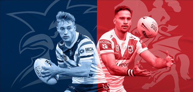 Roosters v Dragons: Collins to start; Bird into halves