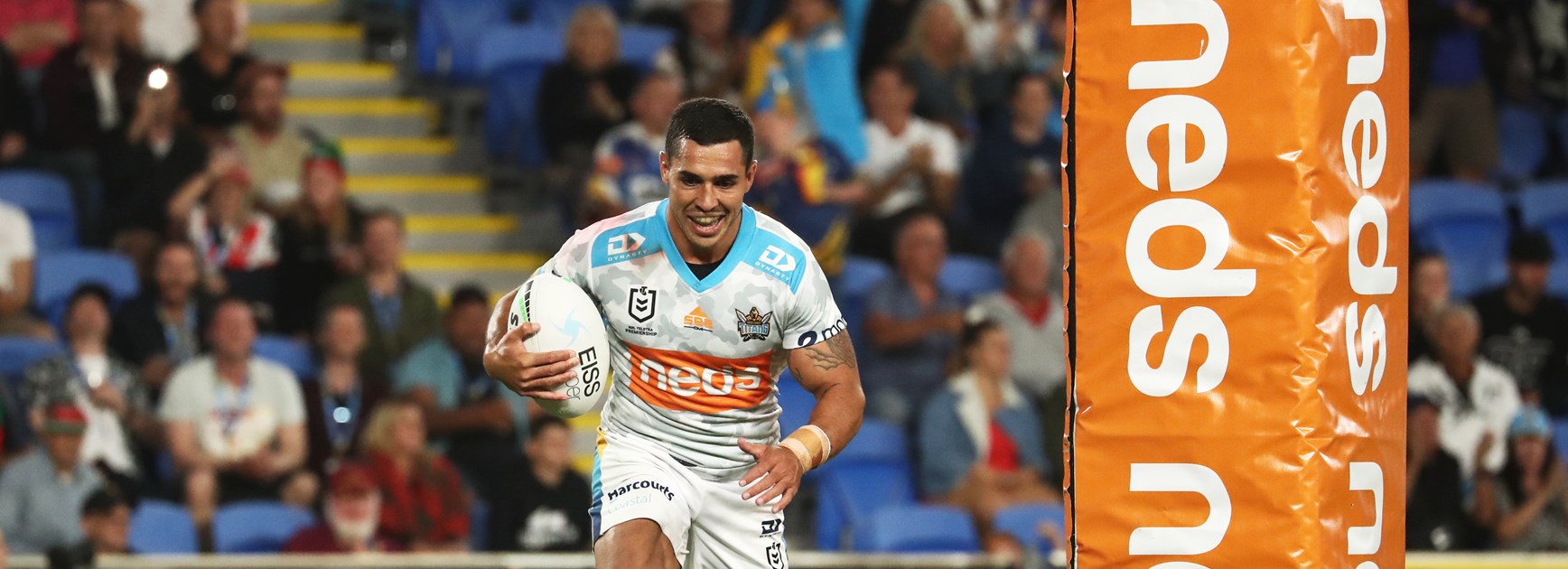 Titans halfback Jamal Fogarty.