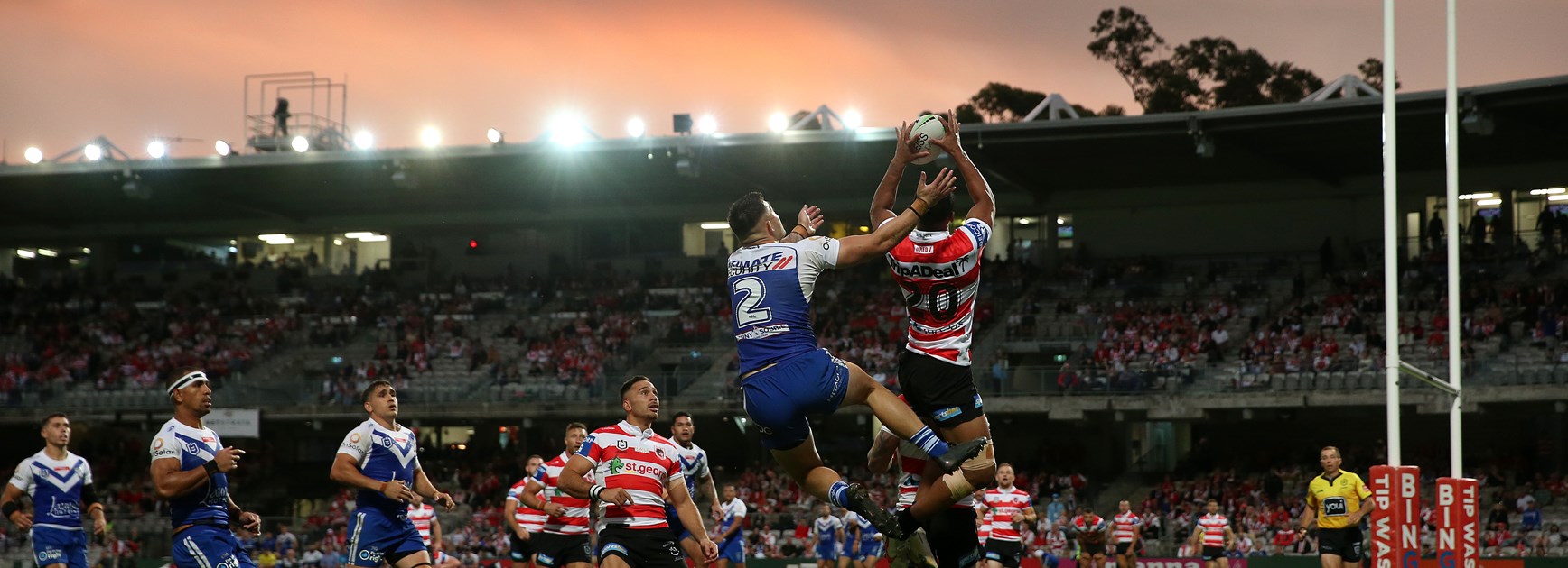 Dragons 'scratchy' but debutants have a ball in dominant win over Dogs