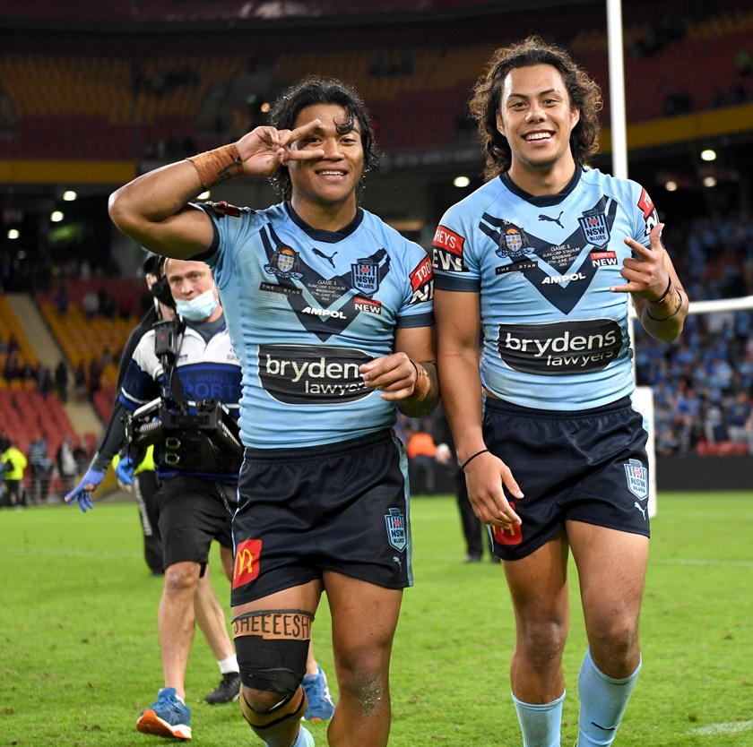 Brian To'o and Jarome Luai are inseparable on and off the field