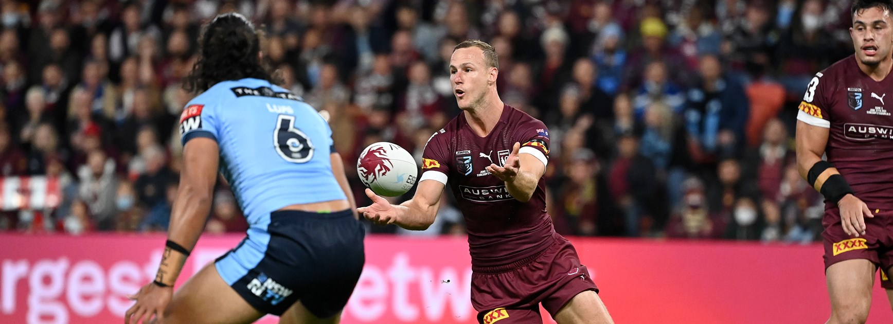 Maroons halfback Daly Cherry-Evans.