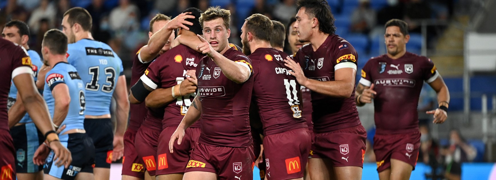 Maroons five-eighth Cameron Munster.