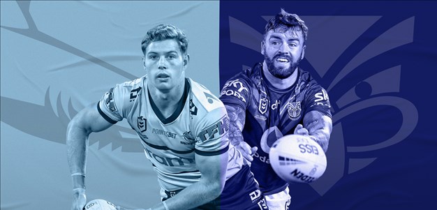 Sharks v Warriors: Moylan, Chambers out; Walsh, Lodge get starts