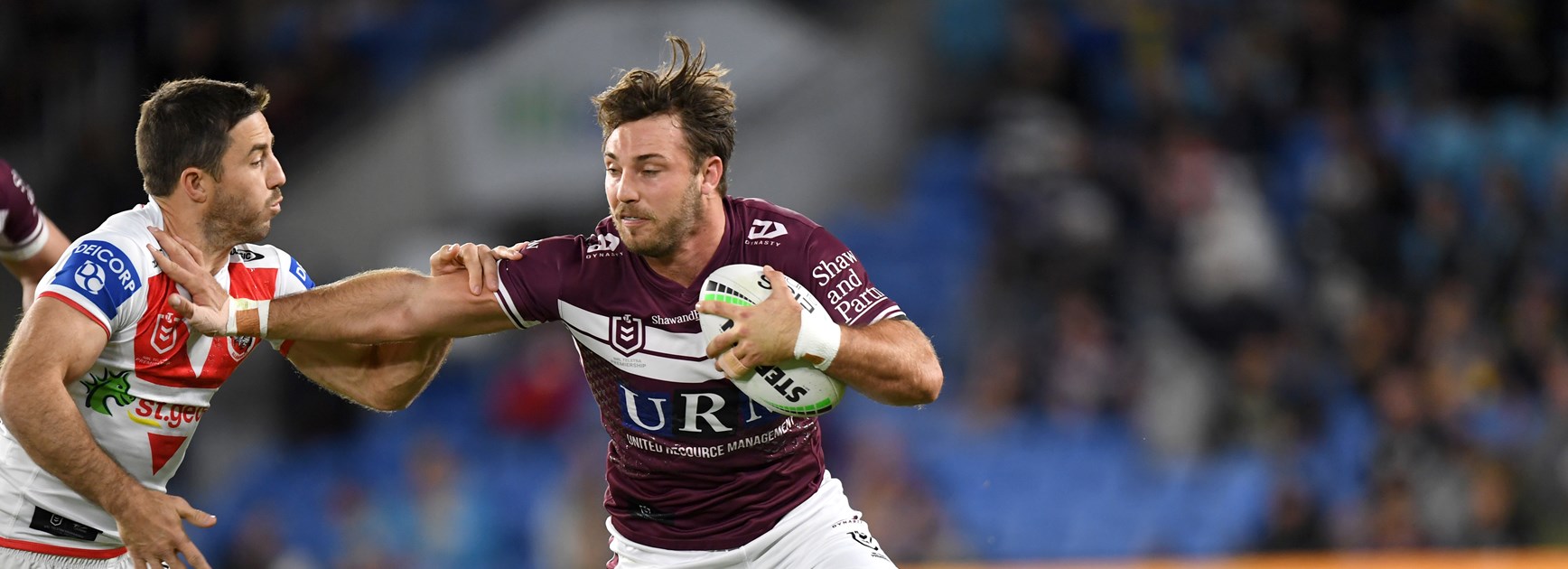 Manly forward Karl Lawton.