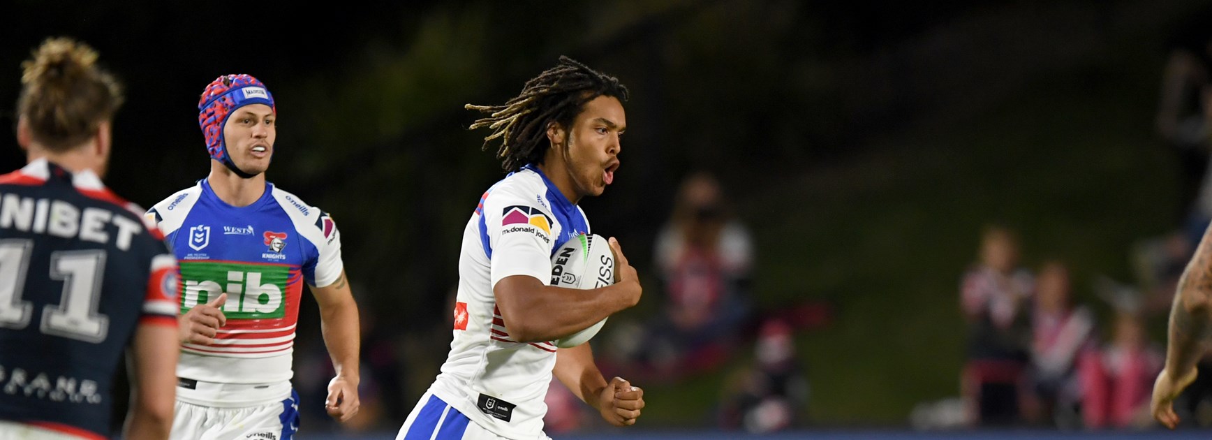 Knights winger Dominic Young.