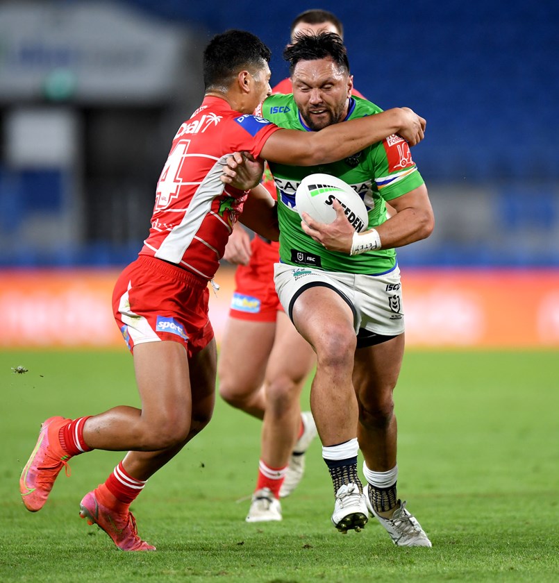 Canberra fullback Jordan Rapana.