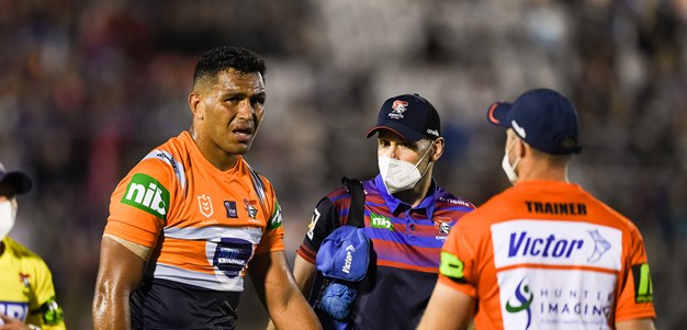 Saifiti hobbled as Knights scrape past Sharks to surge into seventh