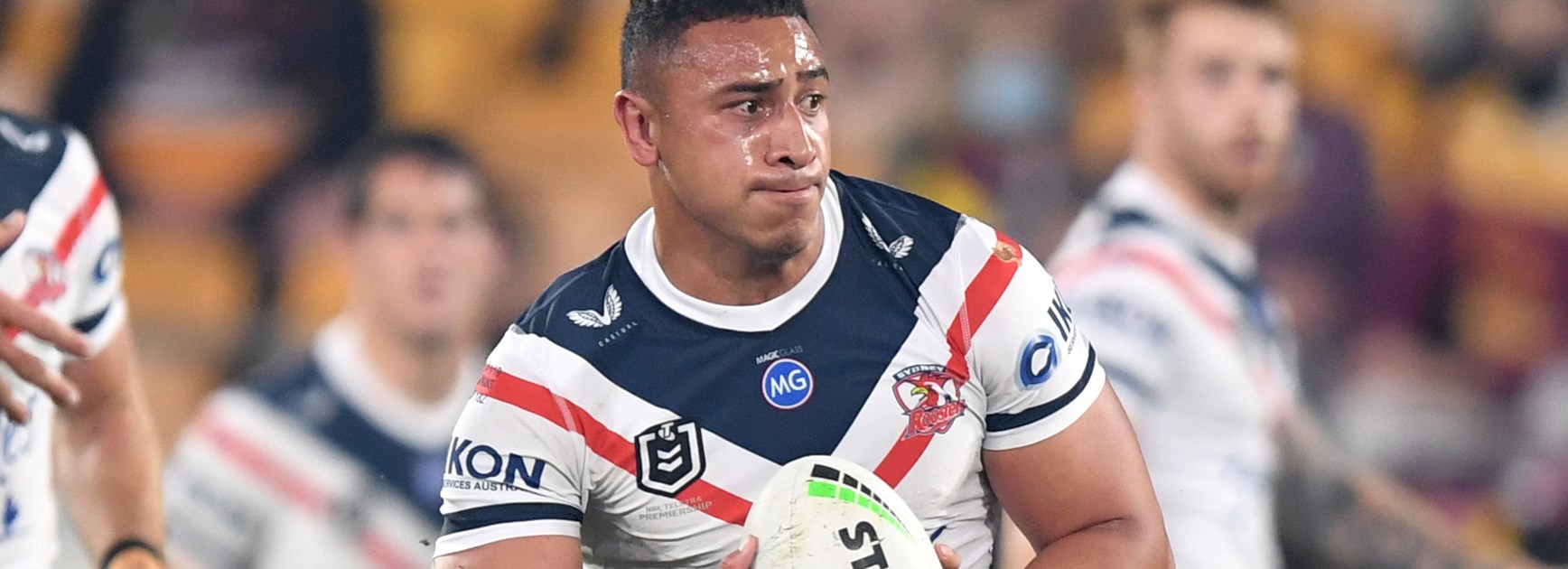 Roosters prop Siosiua Taukeiaho.