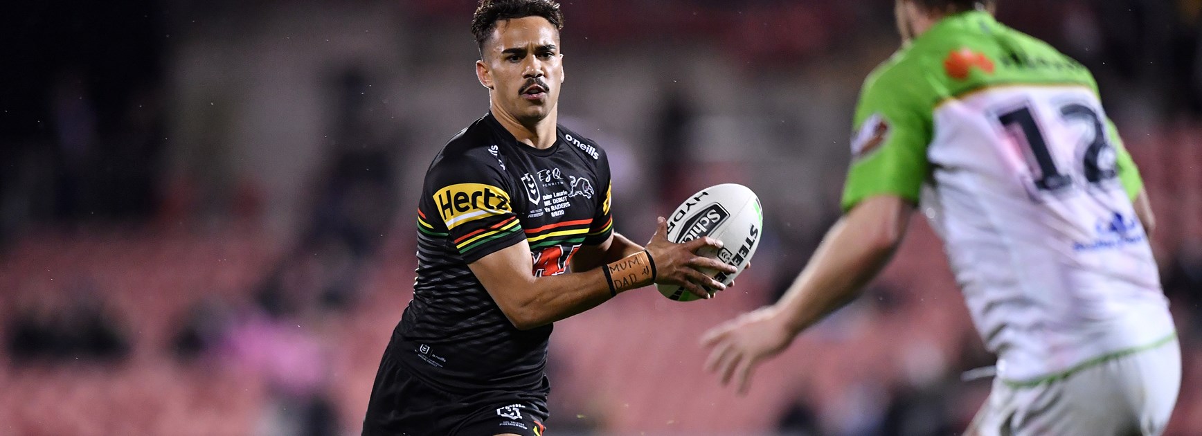 Daine Laurie in action for Penrith in 2020.