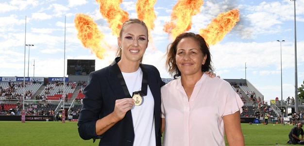 Titans star Karina Brown wins Veronica White Medal