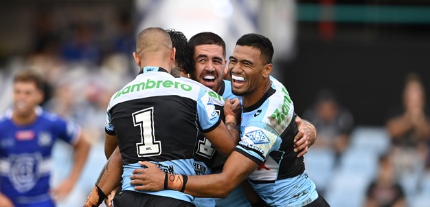 Sharks cruise to big win over Bulldogs in pre-season trial