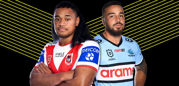 Dragons v Sharks: No late changes for both sides