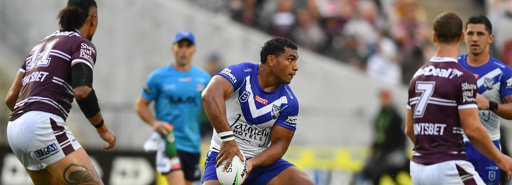 Bulldogs prop Tevita Pangai jnr.