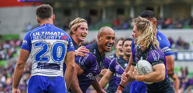 Storm pile on the points as Papenhuyzen bags four against Bulldogs