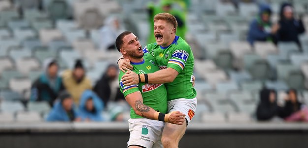 Raiders hold off late Roosters charge to salute at home