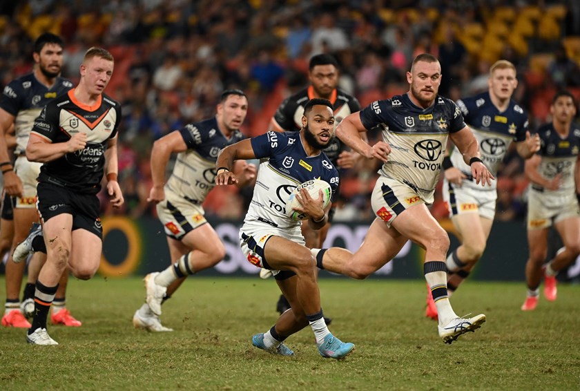 Putting down the Hammer: Tabuai-Fidow is one of the quickest players in the NRL