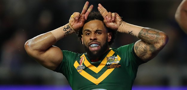Kangaroos kick off World Cup defence with big win over Bati