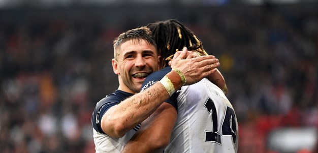 Young grabs four tries as England thump Greece