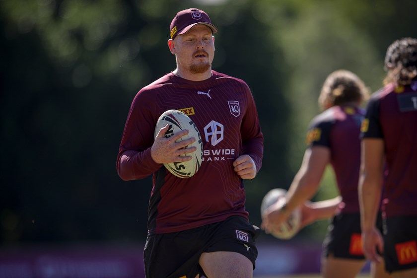 Raiders forward Corey Horsburgh was a member of Queensland's extended squad in Origin II