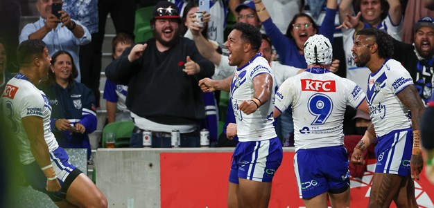 Bulldogs put bite on Storm in stunning upset victory