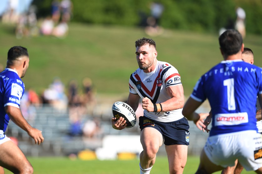 Angus Crichton played 80 minutes against the Newtown Jets in his first outing since November's World Cup final