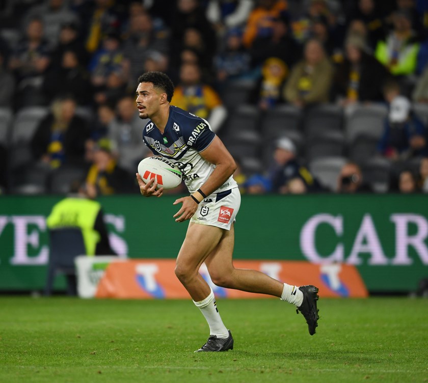 Robert Derby ran for 215 metres against the Eels on NRL debut in 2023.
