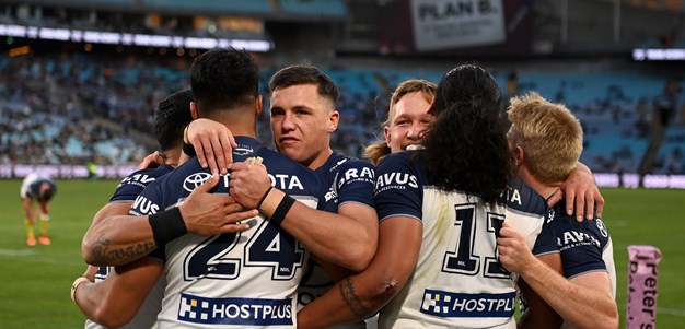 Drinkwater, Holmes star as Cowboys hammer Rabbitohs