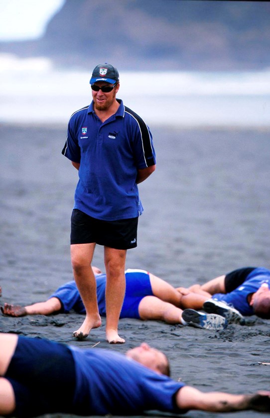 Daniel Anderson's first pre-season with the Warriors in 2001