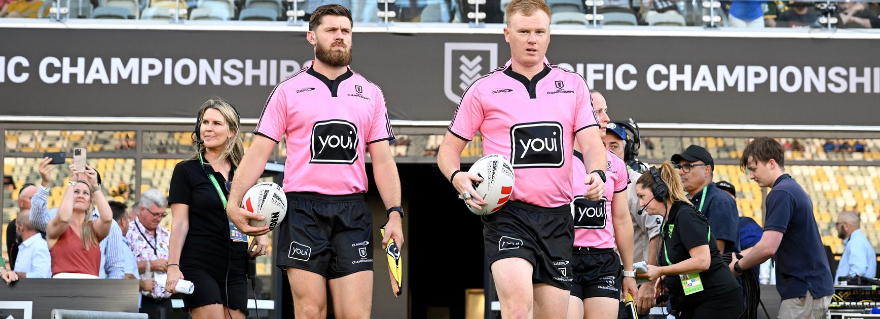 Match Officials: Pacific Championships Week 2