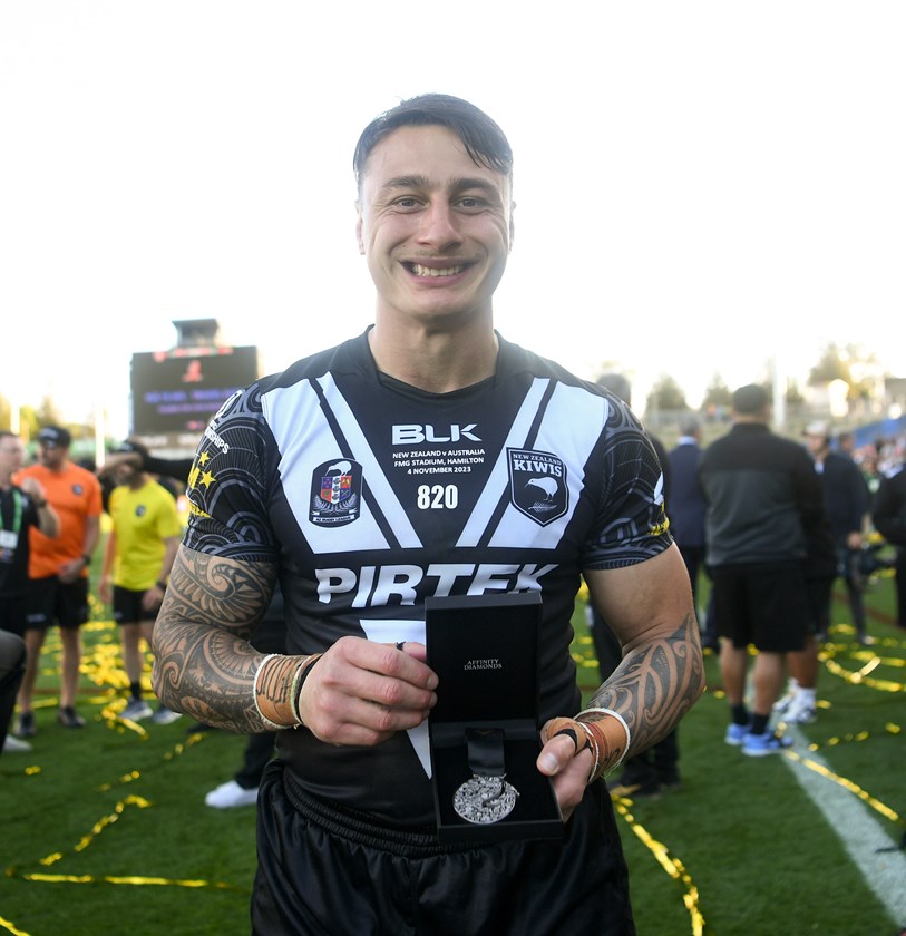 Nicoll-Klokstad played through the pain of a broken rib to claim the player of the match award in the Pacific Championships final. 