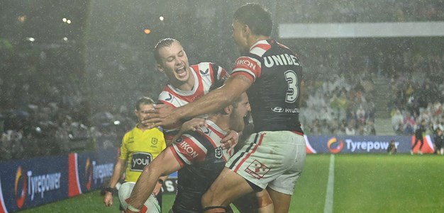 Walker kicks Roosters past Bulldogs in Gosford wet