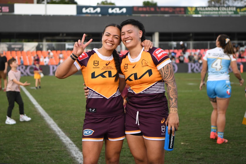 Former Black Ferns team-mates Stacey Waaka and Gayle Broughton have had an impact at the Broncos.