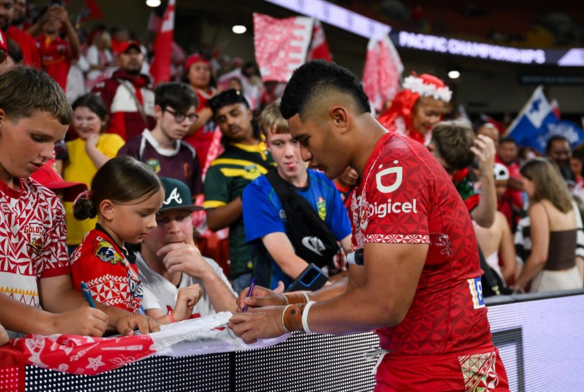 Isaiya Katoa, 20, is set to be a star for Tonga for a long time.