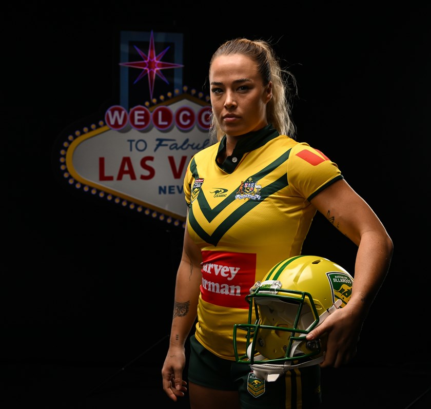 Isabelle Kelly is set to be one of the key players for Australia in next year's Vegas Test.
