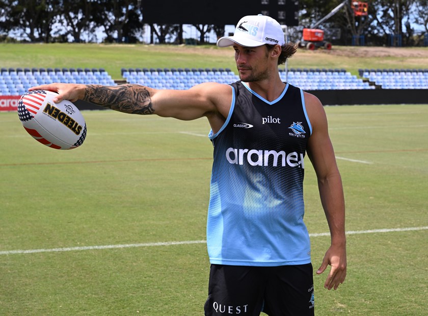 Sharks star Nicho Hynes never dreamed he would play in America.