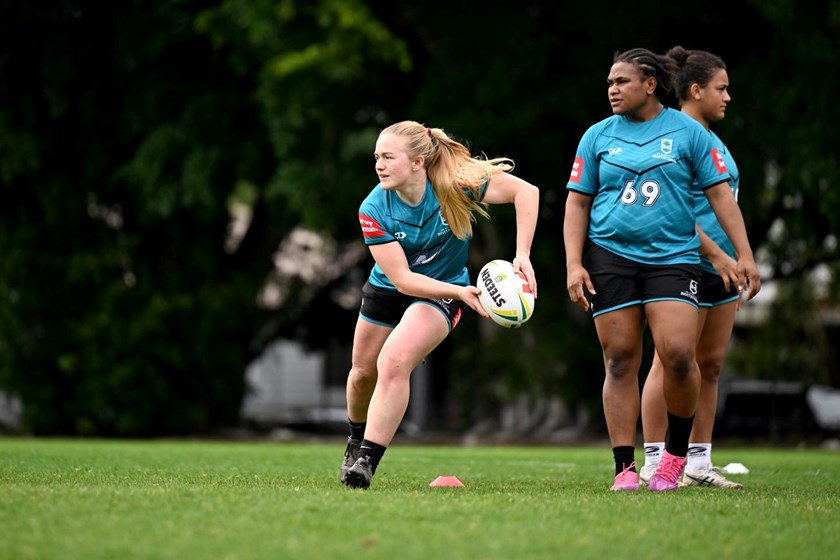 Caitlin Sears caught the eye of NRLW scouts at the Harvey Norman Rising Talent Invitational in Newcastle.
