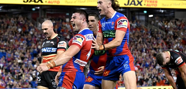 As it happened: Ponga supreme as Knights down Dolphins