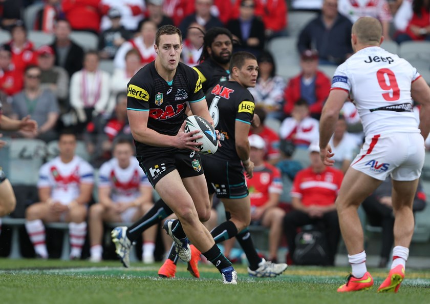 Isaah Yeo began his NRL career at the Panthers as a centre in 2014.