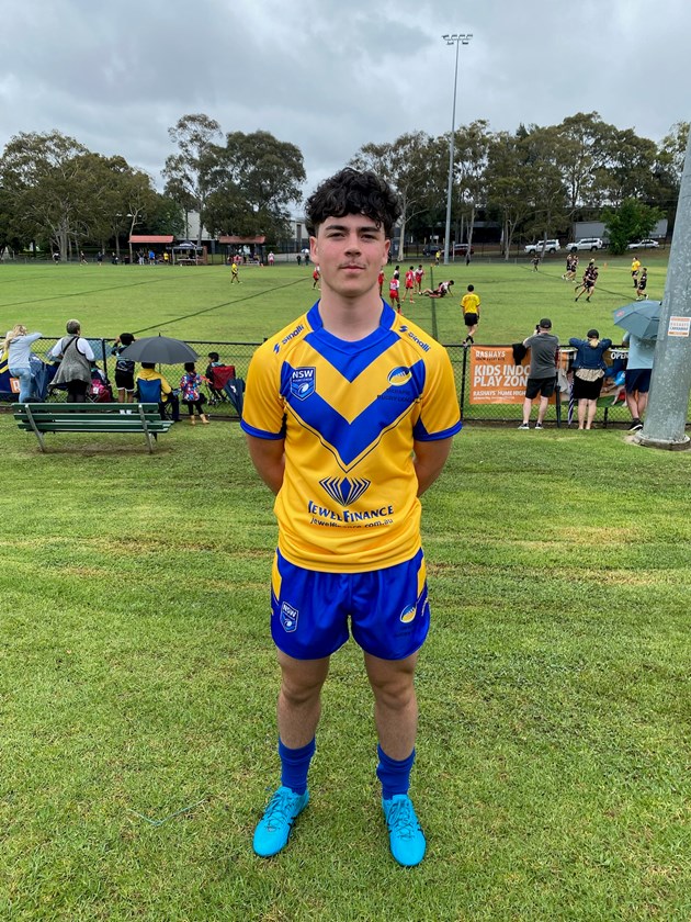 Rookie Sharks secondrower Yuri Hromow represented Ukraine in 2023 