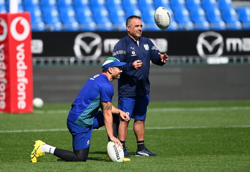 Halfback greats Stacey Jones and Shaun Johnson are helping to prepare Luke Metcalf to become the Warriors next long term No.7.