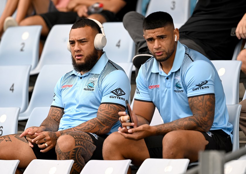 Addin Fonua-Blake and Oregon Kaufusi are making an impact up front for the Sharks.
