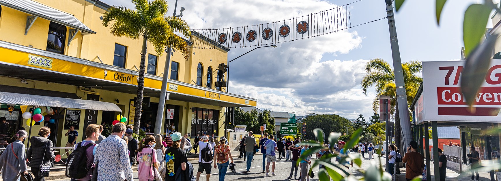 Caxton Street road closure during NRL Magic Round