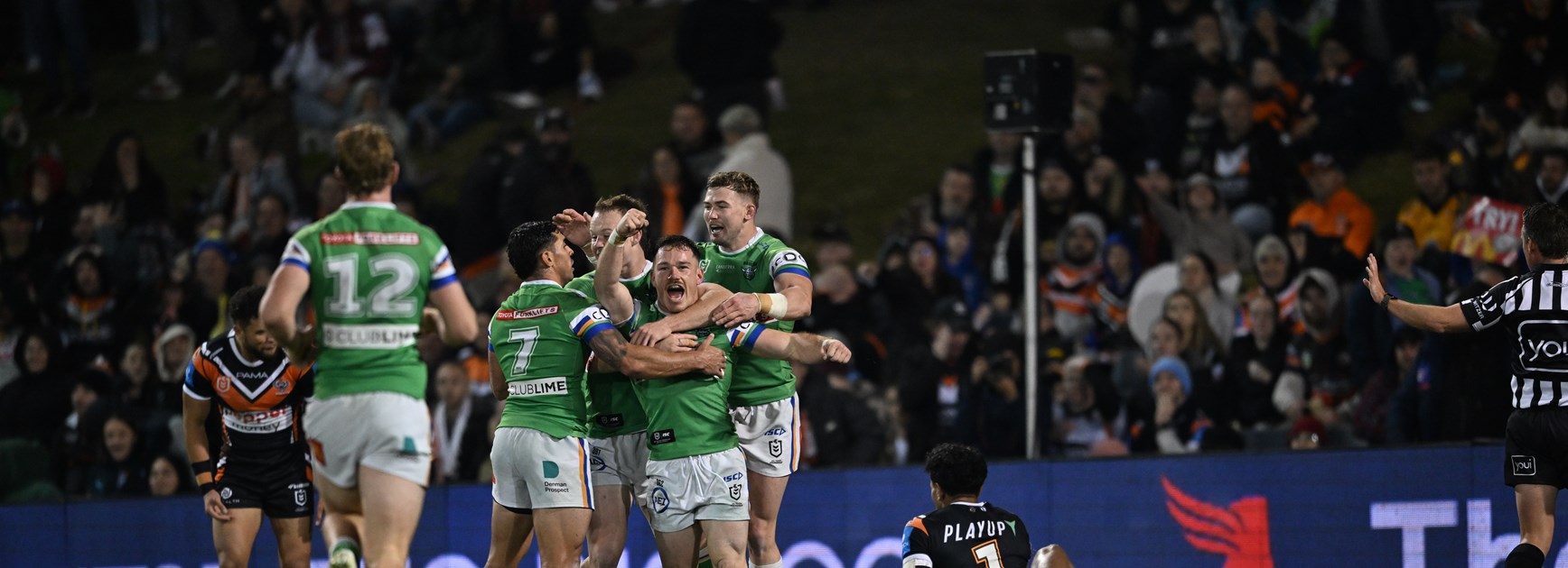 As it happened: Tapine inspires Raiders win in gripping clash