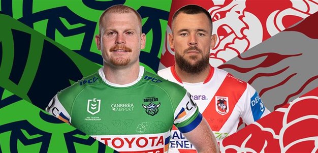 Raiders v Dragons: Smithies to start; More changes  for injury-hit Dragons