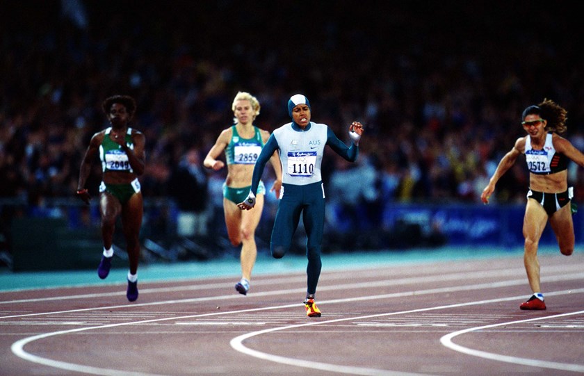 Cathy Freeman is an Australian icon after winning gold at 2000 Olympic Games in Sydney.