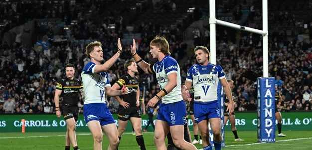 As it happened: Bulldogs hold off Panthers to lock up top-four finish