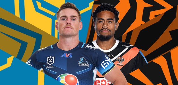 Titans v Wests Tigers: Gordon, Bai set to debut; Teen flyer called up