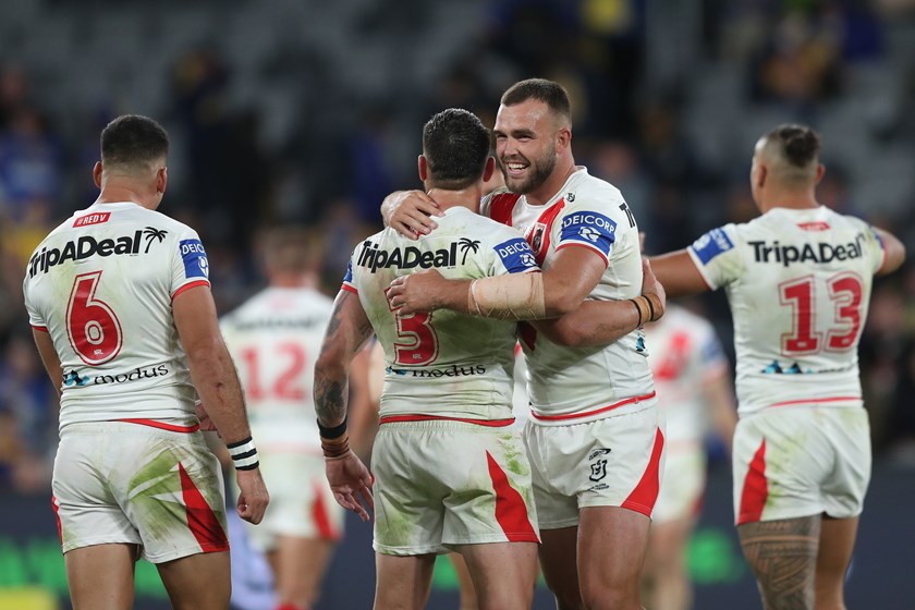 Kaide Ellis played 18 games for the Dragons across two seasons in 2020-21 before moving to Wigan.