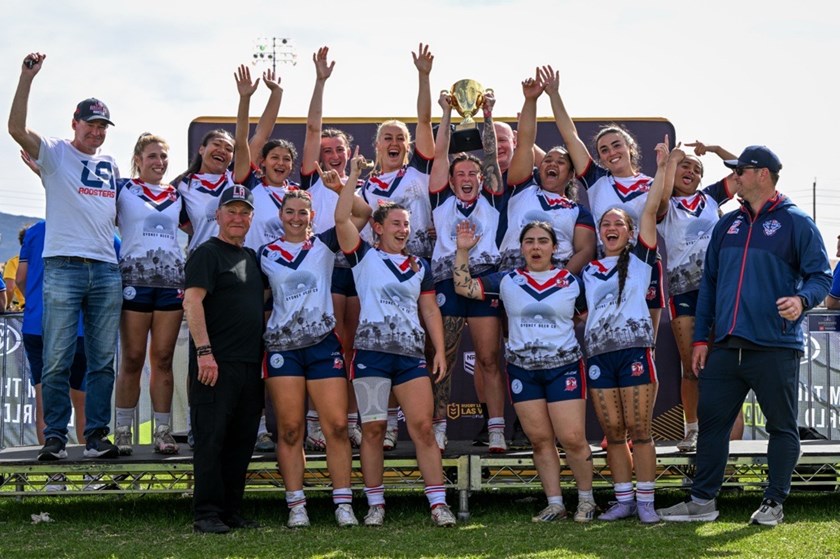 LA Roosters won the NRL Vegas Nines with a combination of local players and members of the Sydney Roosters NRLW team.