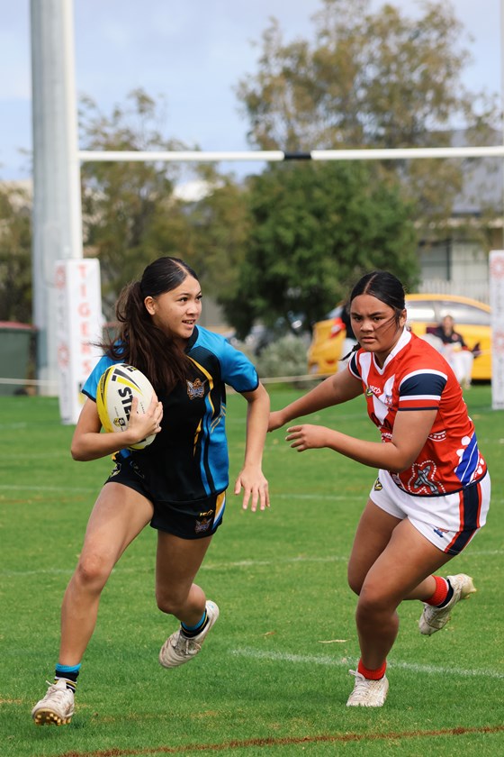 Kwinana Titans are in the WARL Girls U14s grand final.